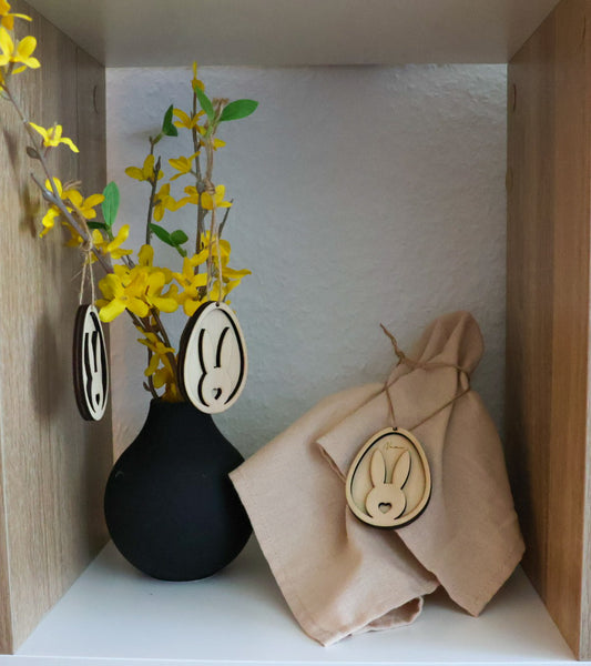 Osteranhänger Hase personalisierbar