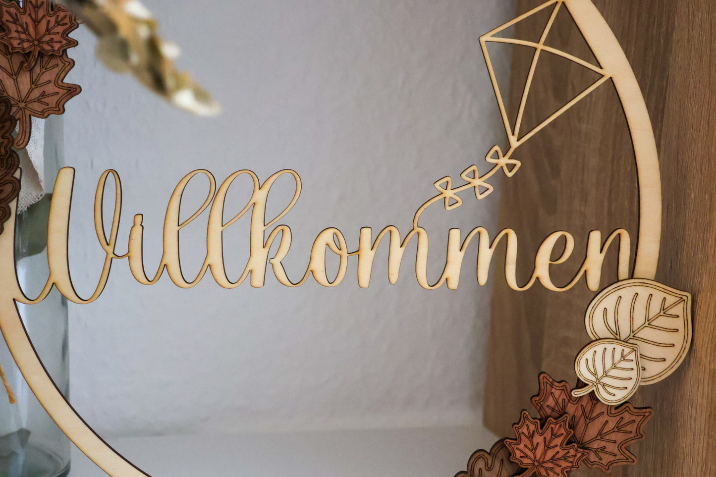 Herbstlicher Willkommens-Türkranz