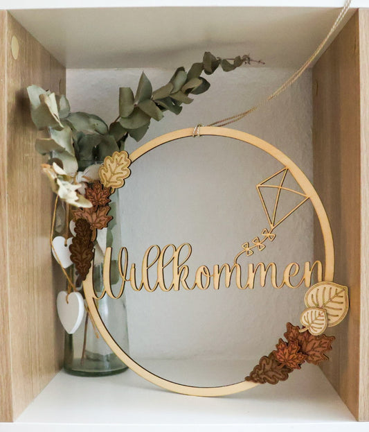 Herbstlicher Willkommens-Türkranz